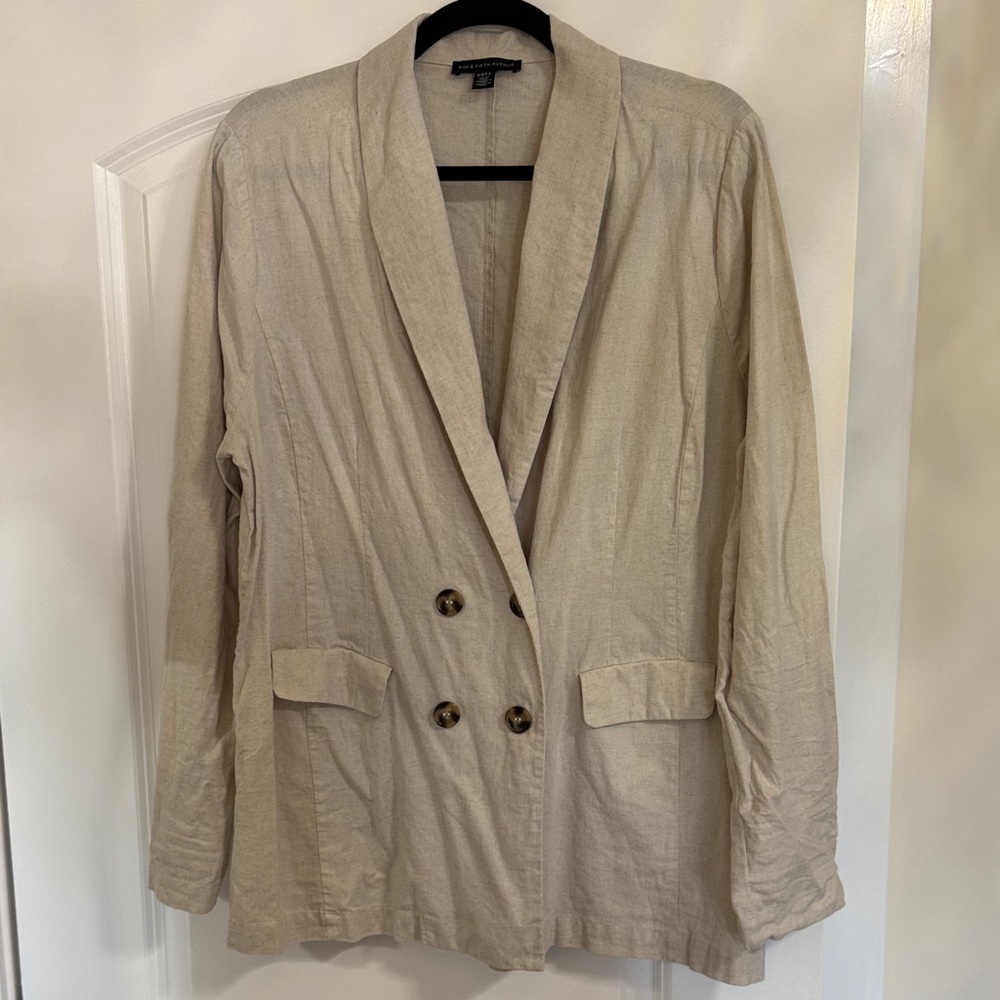 Saks Fifth Avenue Linen Blazer | sz L